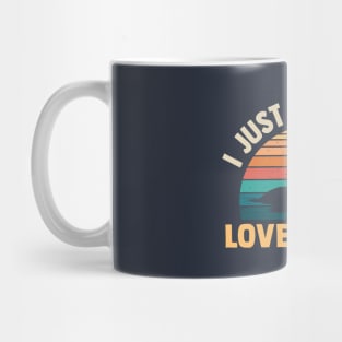 I Just Freaking Love Nessie funny loch ness monster Mug